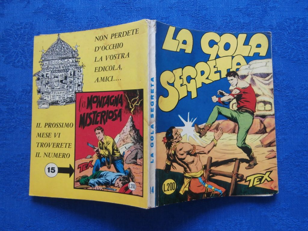 TEX numero 14 COSTOLA BIANCA da L.200