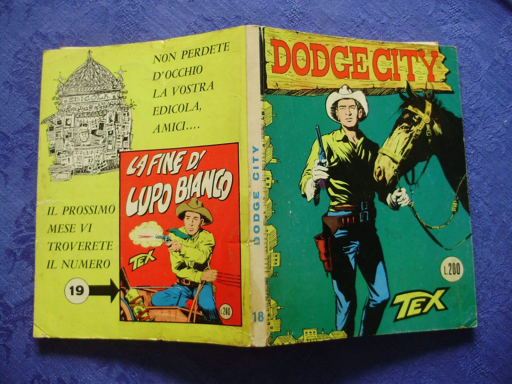 TEX numero 18 COSTOLA BIANCA da L.200