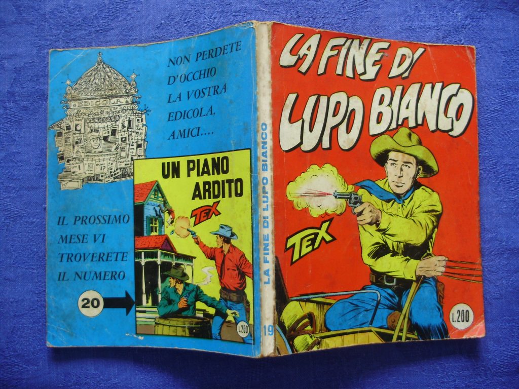 TEX numero 19 COSTOLA BIANCA da L.200