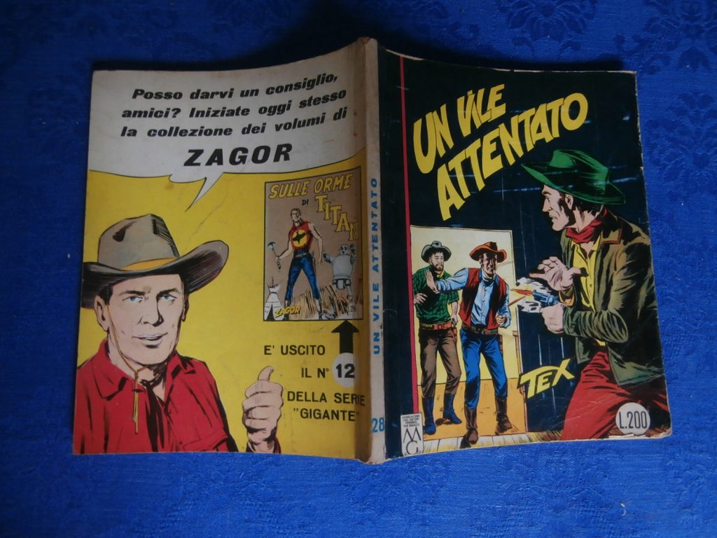 TEX numero 28 COSTOLA BIANCA da L.200