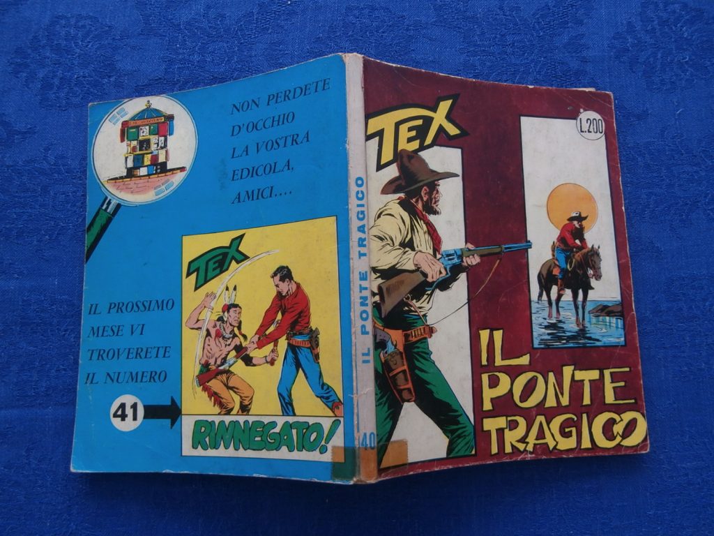 TEX numero 40 COSTOLA BIANCA da L.200