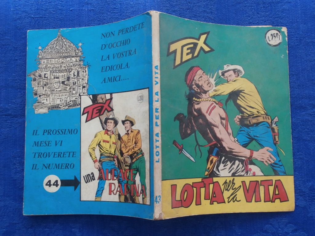 TEX numero 43 COSTOLA BIANCA da L.200