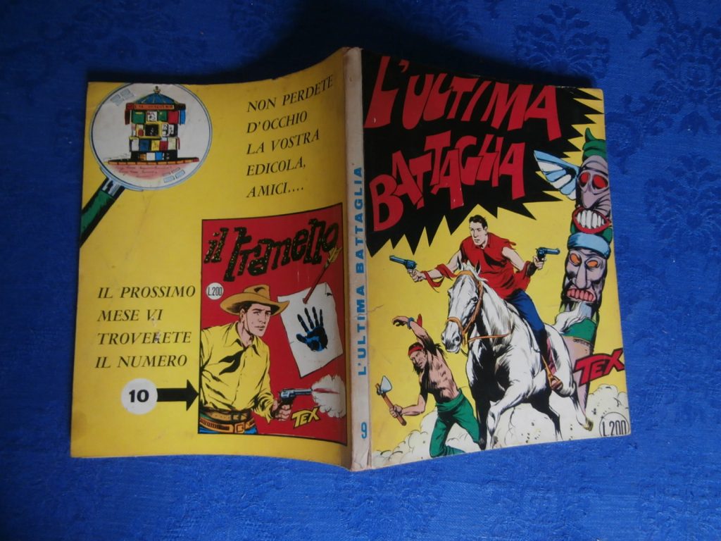 TEX numero 9 COSTOLA BIANCA da L.200