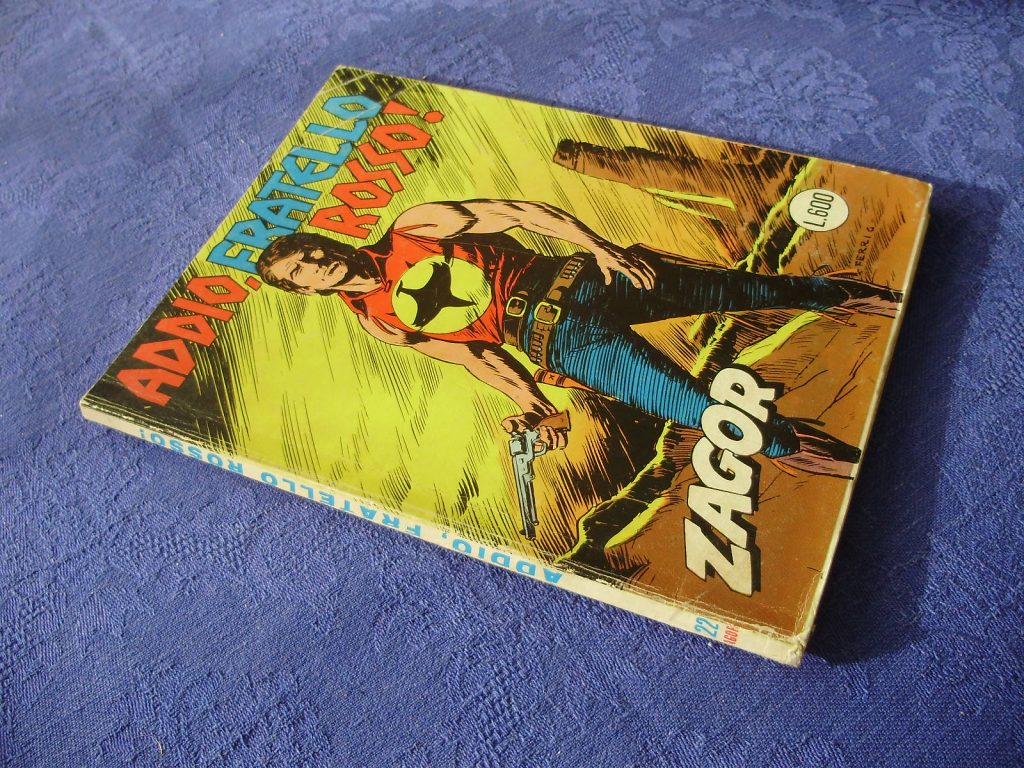 ZAGOR numero 122 SCRITTA ROSSA