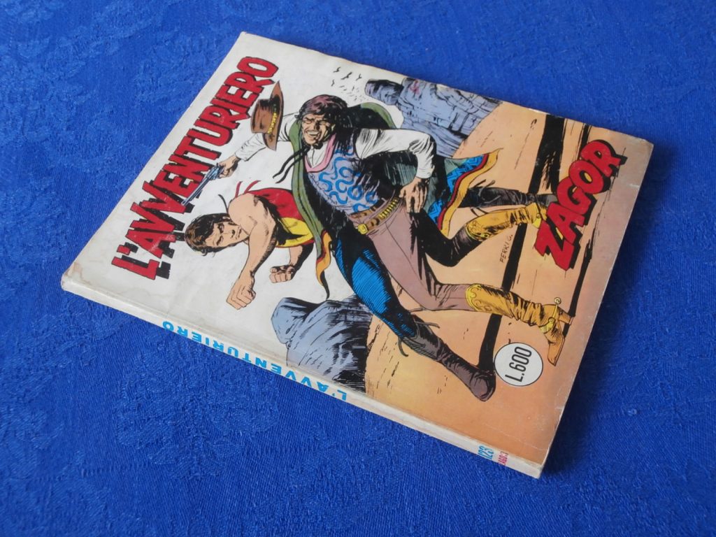 ZAGOR numero 123 SCRITTA ROSSA