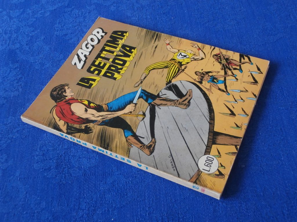 ZAGOR numero 125 SCRITTA ROSSA