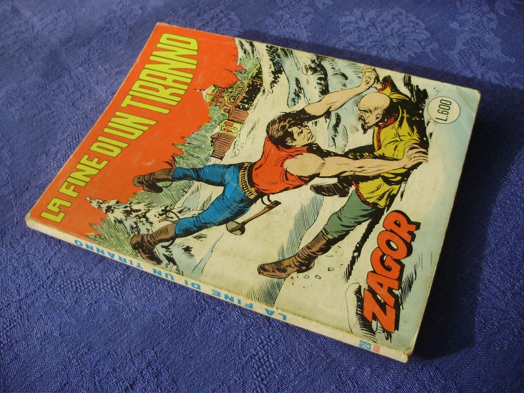 ZAGOR numero 128 SCRITTA ROSSA