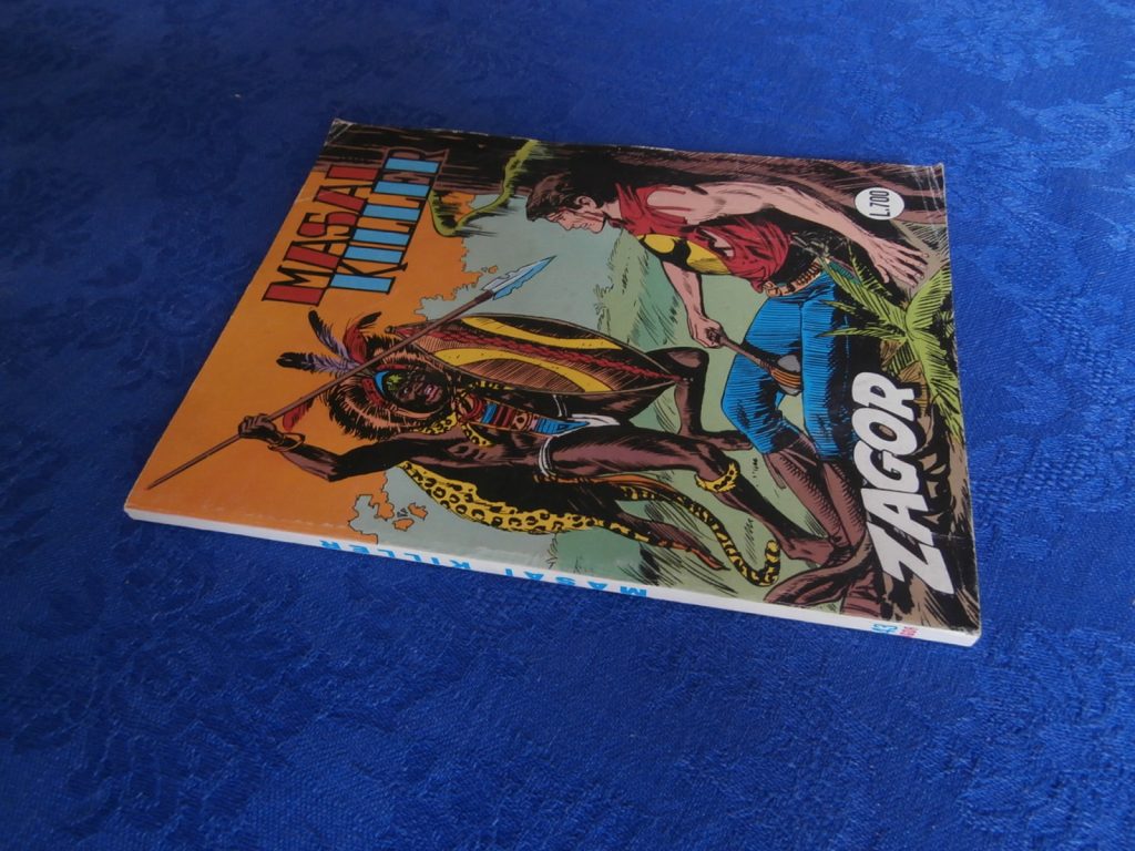 ZAGOR numero 143 SCRITTA ROSSA