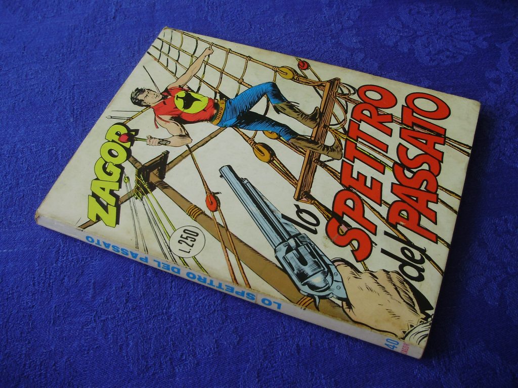 ZAGOR numero 40 SCRITTA ROSSA