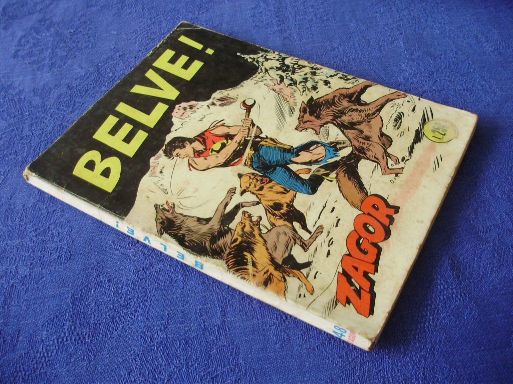 ZAGOR numero 48 SCRITTA ROSSA