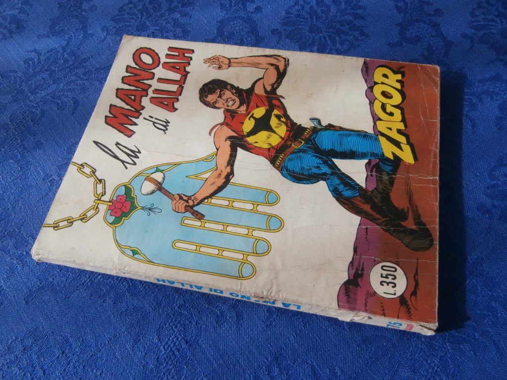 ZAGOR numero 75 SCRITTA ROSSA