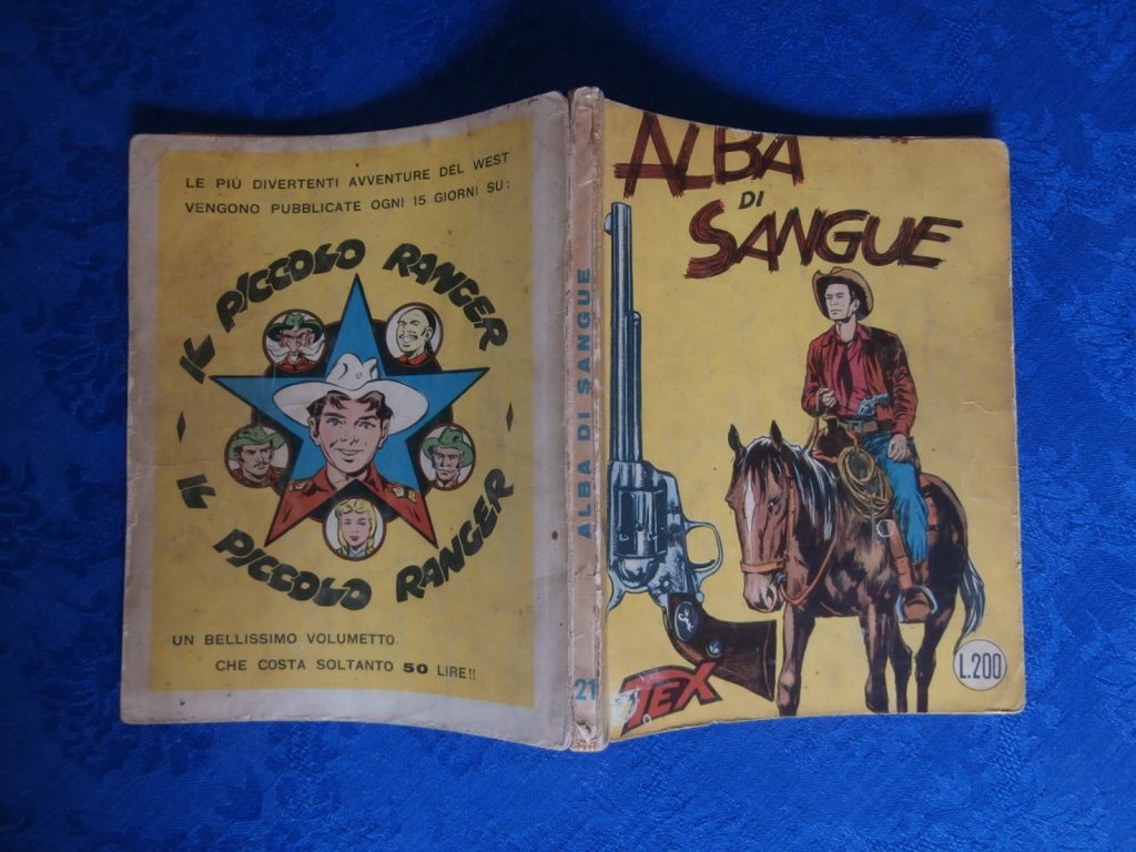 TEX numero 21 PRIMA EDIZIONE SPILLATO