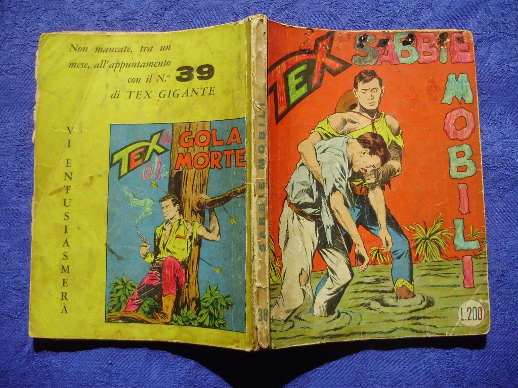 TEX numero 38 PRIMA EDIZIONE SPILLATO