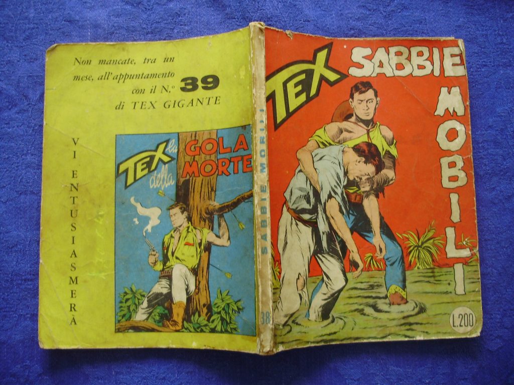 TEX numero 38 PRIMA EDIZIONE SPILLATO