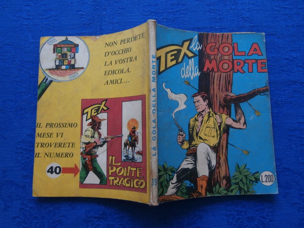 TEX numero 39 PRIMA EDIZIONE SPILLATO