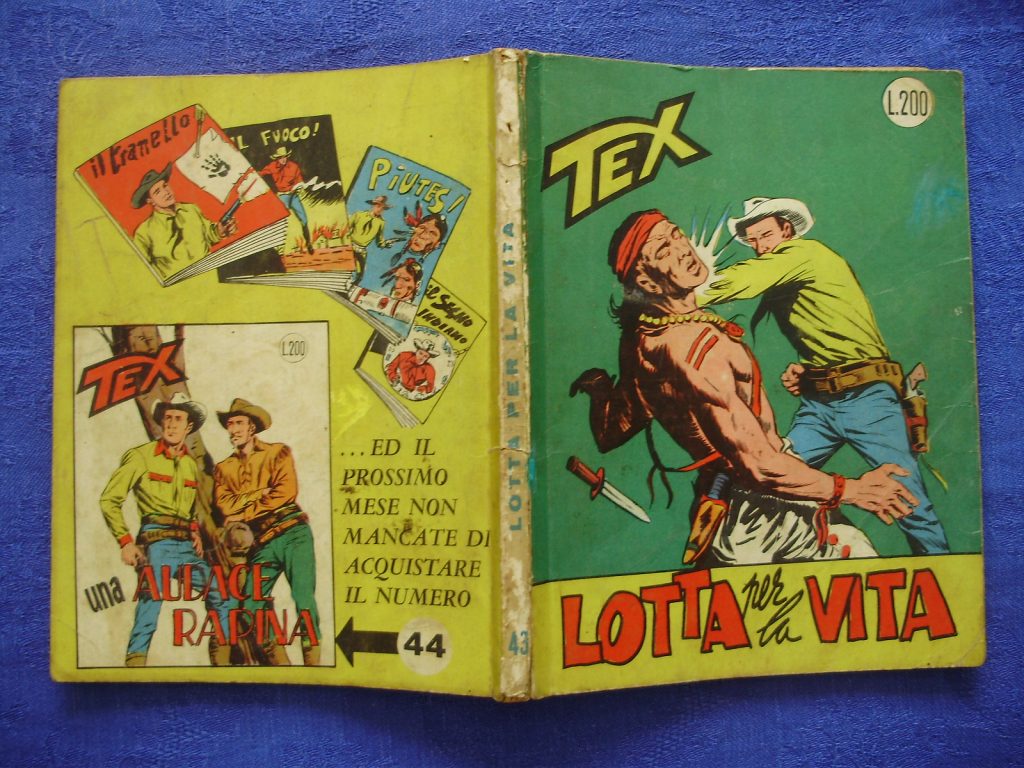TEX numero 43 PRIMA EDIZIONE SPILLATO
