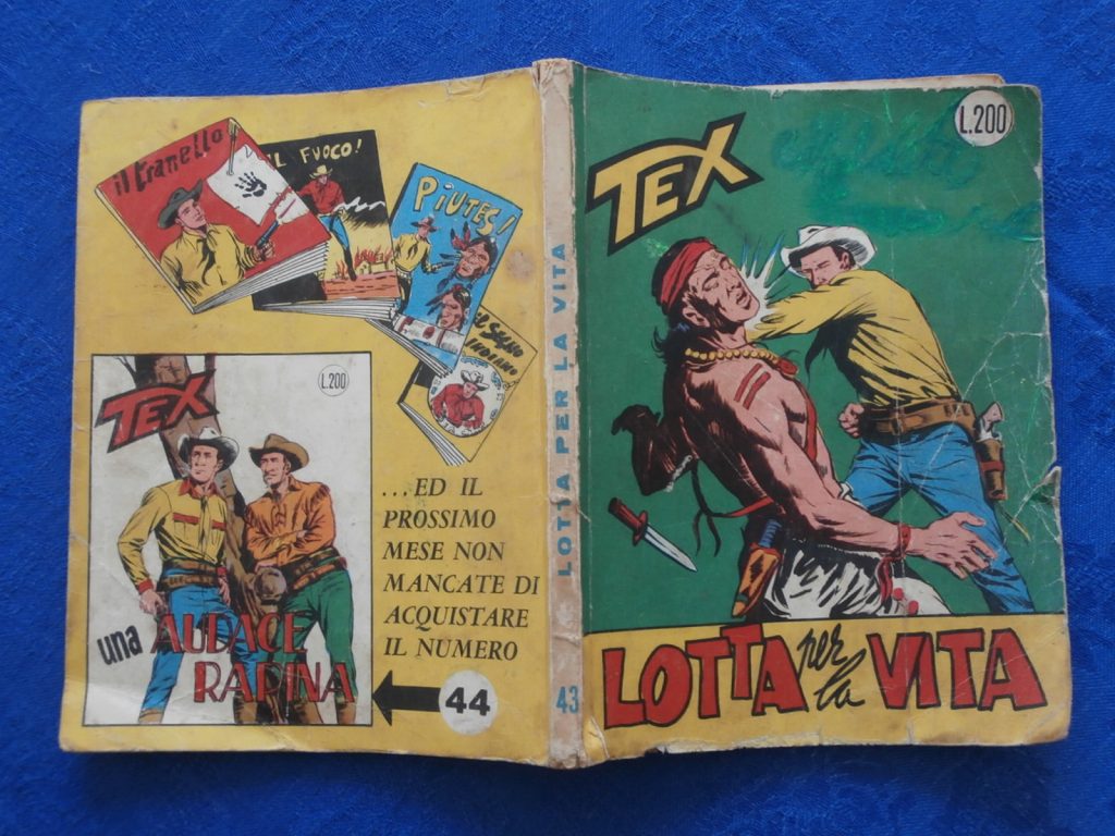 TEX numero 43 PRIMA EDIZIONE SPILLATO