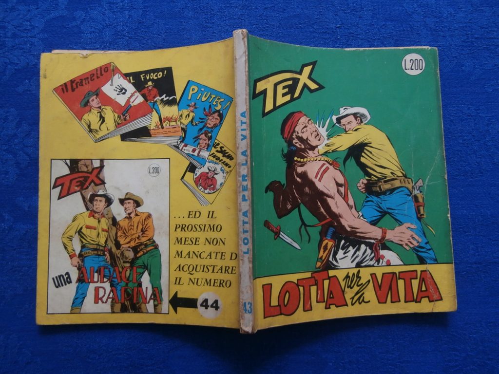 TEX numero 43 PRIMA EDIZIONE SPILLATO