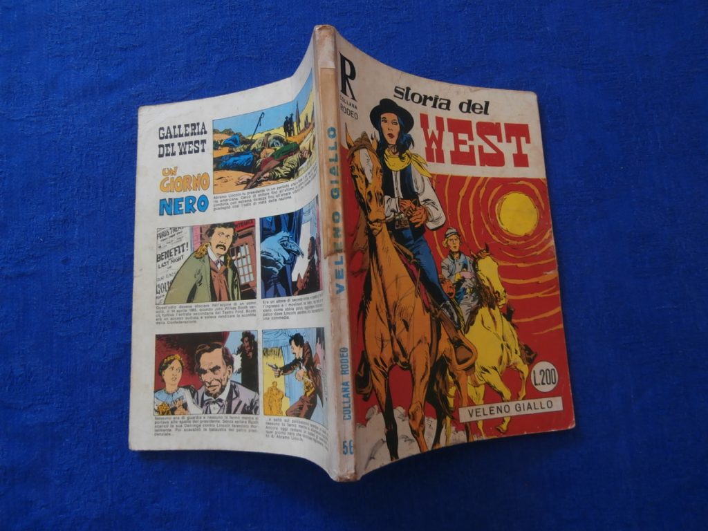 COLLANA RODEO numero 56 PRIMA EDIZIONE STORIA DEL WEST