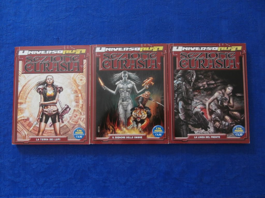 UNIVERSO ALFA SEZIONE EURASIA da 1 a 3 collezione completa PRIMA EDIZIONE