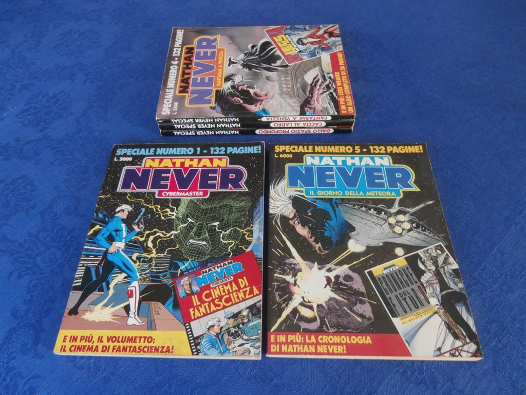 NATHAN NEVER SPECIALI LOTTO da 1 a 5 sequenza completa
